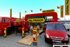Выставочный стенд компании Palfinger
