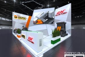 Выставочный стенд компаний Акрос и GN solids