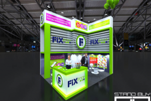 Выставочный стенд компании Fix Price