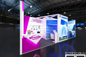 Выставочный стенд компании Novartis