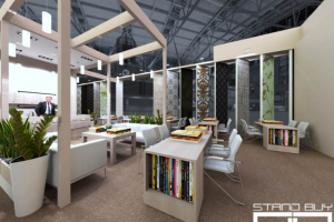 Выставочный стенд компании А.С. и Палитра