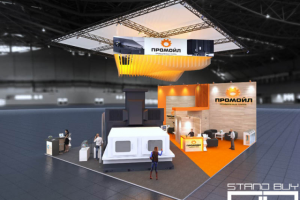 Выставочный стенд компании ПромОйл