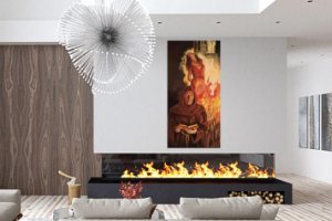 Визуализация дивана в интерьере для фабрики