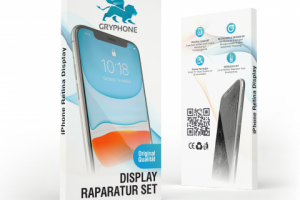 Дизайн упаковки для набора по замене оригинального экрана iphone