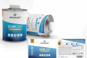 Дизайн этикетки для автомобильного акрилового лака