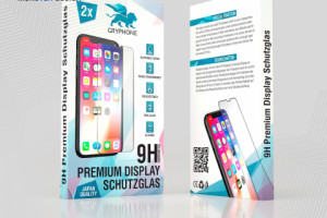 Дизайн упаковки для защитного стекла iphone x