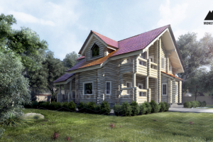 Визуализация загородного коттеджа