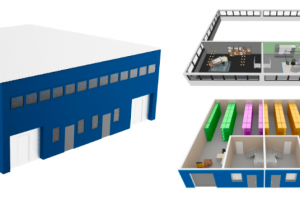 3D-визуализация склада