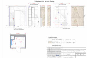 Пример разверток стен