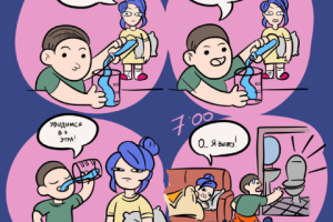 Комикс "биологический будильник"