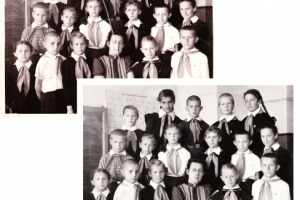 реставрация черно- белой фотографии.