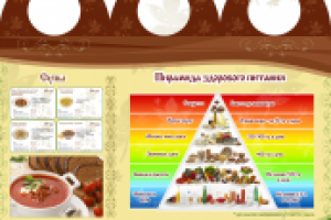 Меню лицевая сторона