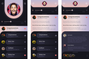 Music player app