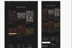 Редизайн сайта сингапурской чайной компании TWG