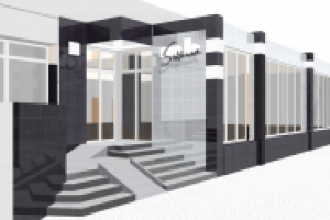 Эскиз фасада магазина