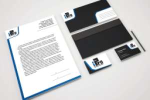 Логотип и фирменный стиль для компании, производящей светильники