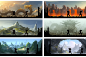 Скетчи для Shadow fight 3