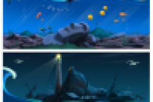 Графика для игры Серфер 4