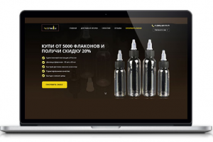 Landing-Page для TwistBottle