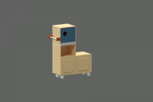 Стилизованный шкаф для детской комнаты