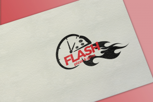 Логотип - FLASH pizza & giros