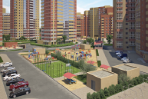 Новостройки в микрорайоне