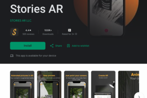 Stories AR - Приложение дополненной реальности