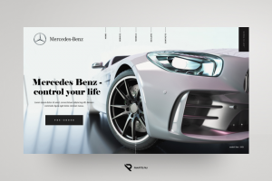 Сайт автосалона Mercedes