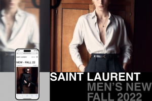 Редизайн магазина одежды SAINT LAURENT, Фигма