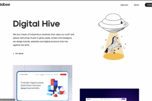 Сайт портфолио для Digital агентства из Канады