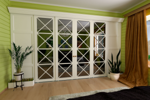 Макет дверей встроенного гардероба