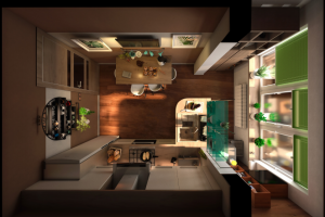 Визуализация кухни 10 кв.м.