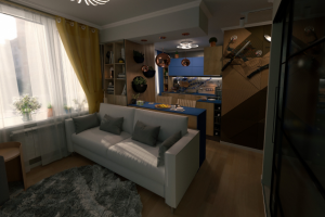 Дизайн хрущевки 28 кв.м.