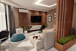 Проект квартиры студии 80 кв.м