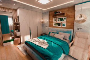 Спальня с проектором