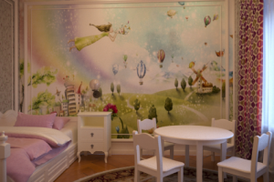 Дизайн проект комнаты для девочки