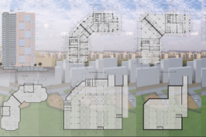25-этажный жилой дом с подземной двухуровневой автопарковкой