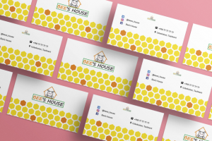 Визитка для магазина мёда