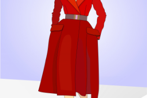 Векторное изображение платья от Cristian Dior