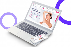 Сайт для сети салонов лазерной эпиляции