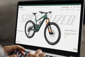 Landing page для магазина велосипедов