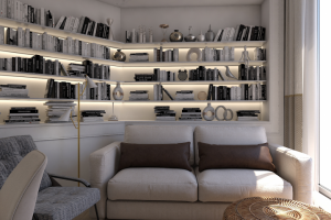 Дизайн-проект квартиры 45 м2 в стиле неоклассика