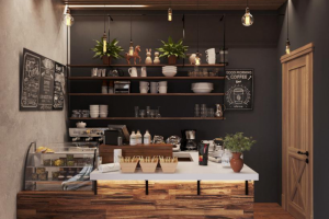 Дизайн-проект кафе в коттеджном поселке