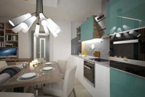 Кухня-гостиная