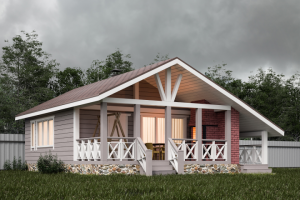 Гостевой дом-баня, пос. Глебычево