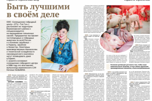 Статья-интервью для журнала "Шеф"