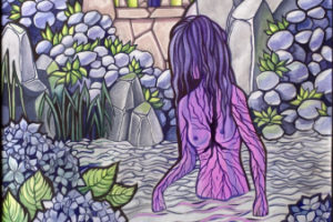 Авторская картина "Пруд"