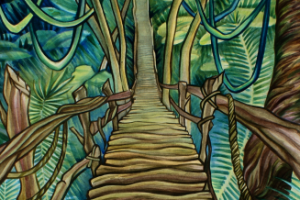 Авторская картина "Джунгли"