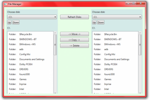 WPF Файловый менеджер