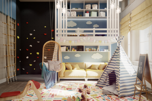 Дизайн и визуализация детской комнаты